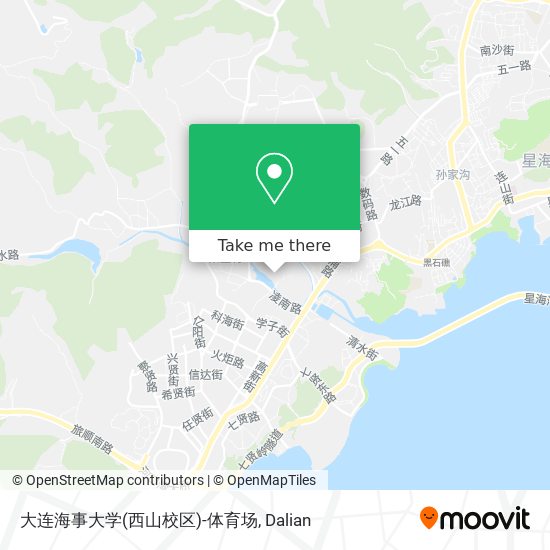 大连海事大学(西山校区)-体育场 map