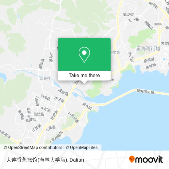 大连香蕉旅馆(海事大学店) map