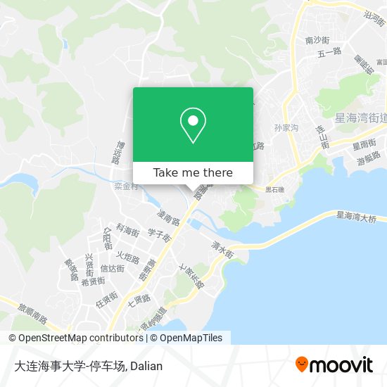 大连海事大学-停车场 map