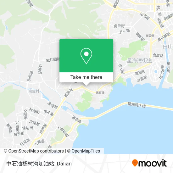 中石油杨树沟加油站 map