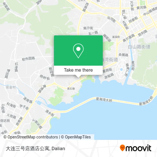 大连三号店酒店公寓 map