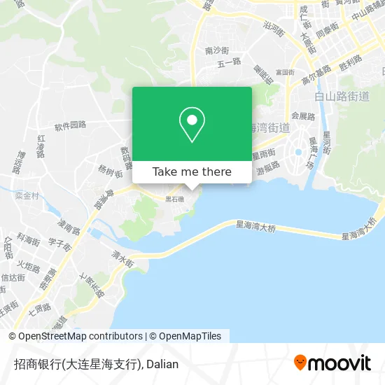 招商银行(大连星海支行) map