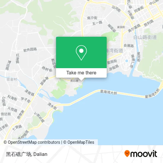 黑石礁广场 map