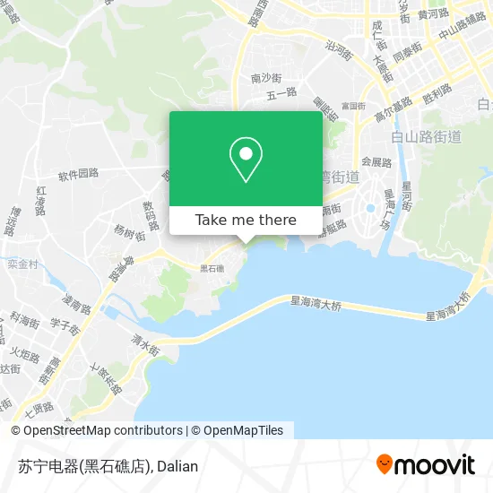 苏宁电器(黑石礁店) map