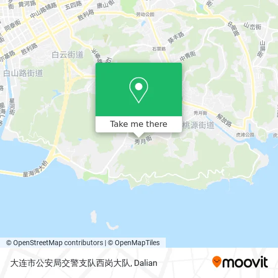 大连市公安局交警支队西岗大队 map