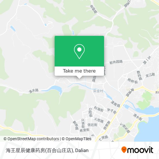 海王星辰健康药房(百合山庄店) map