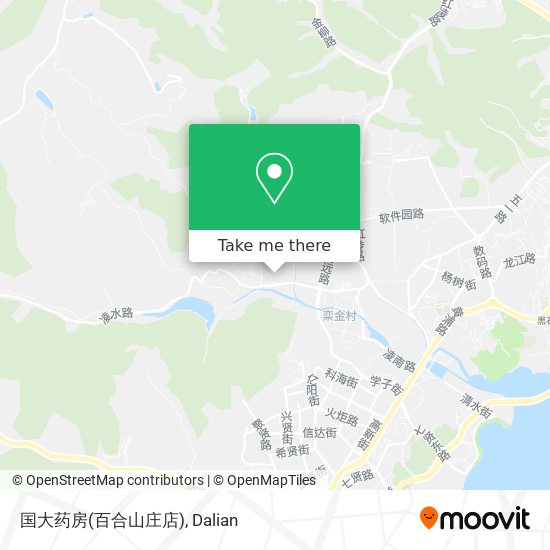国大药房(百合山庄店) map