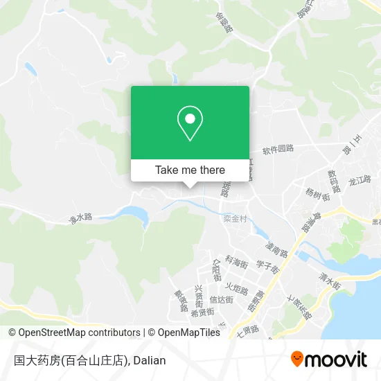 国大药房(百合山庄店) map