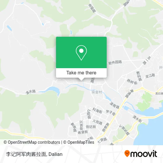 李记阿军肉酱拉面 map