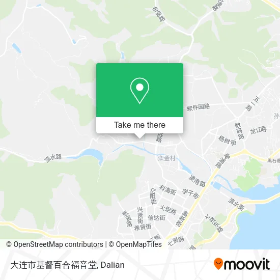 大连市基督百合福音堂 map