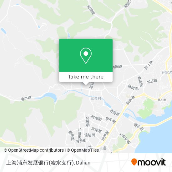 上海浦东发展银行(凌水支行) map