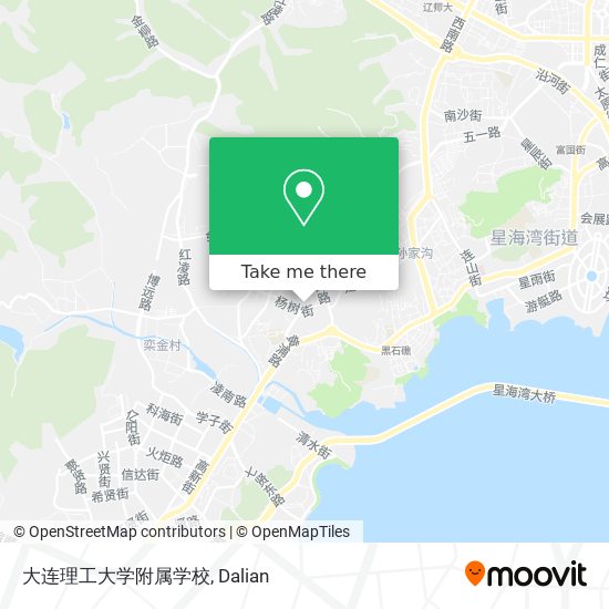 大连理工大学附属学校 map