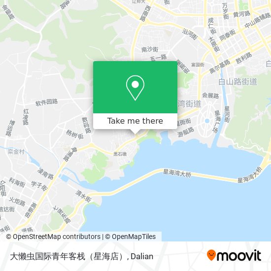 大懒虫国际青年客栈（星海店） map