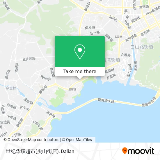 世纪华联超市(尖山街店) map