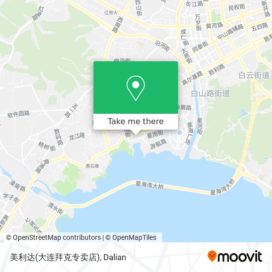 美利达(大连拜克专卖店) map