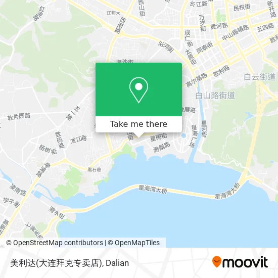 美利达(大连拜克专卖店) map