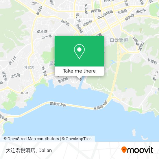 大连君悦酒店 map