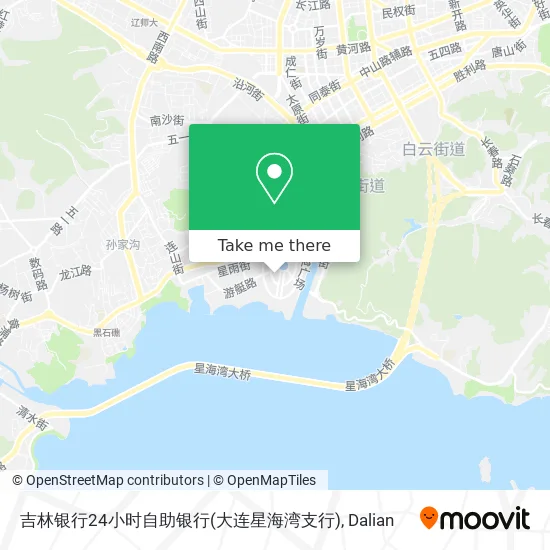吉林银行24小时自助银行(大连星海湾支行) map