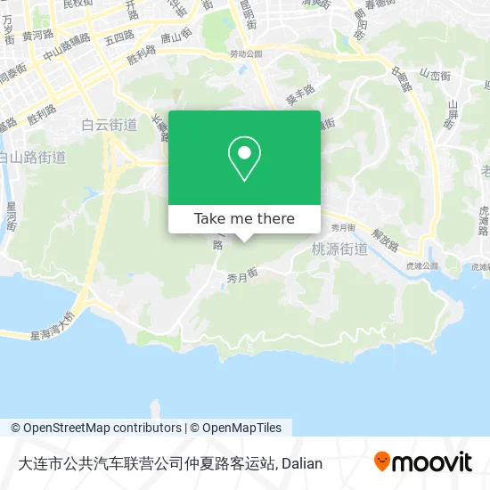 大连市公共汽车联营公司仲夏路客运站 map