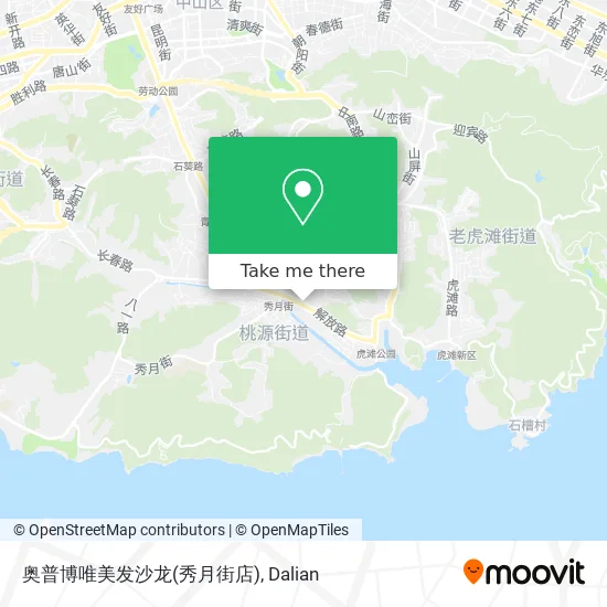 奥普博唯美发沙龙(秀月街店) map