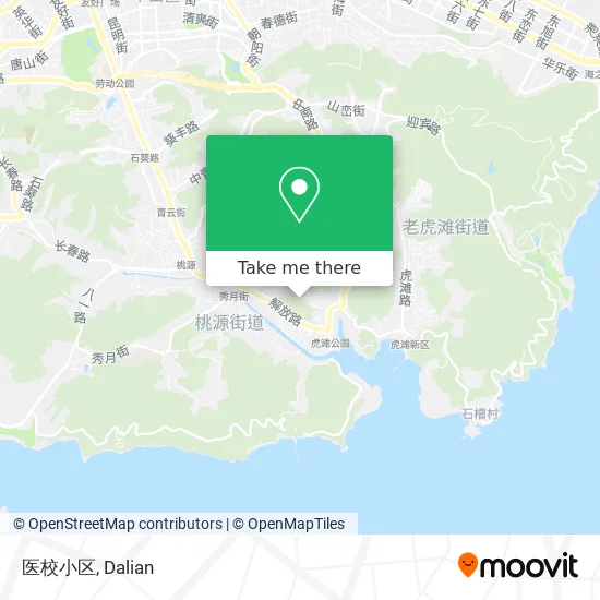 医校小区 map