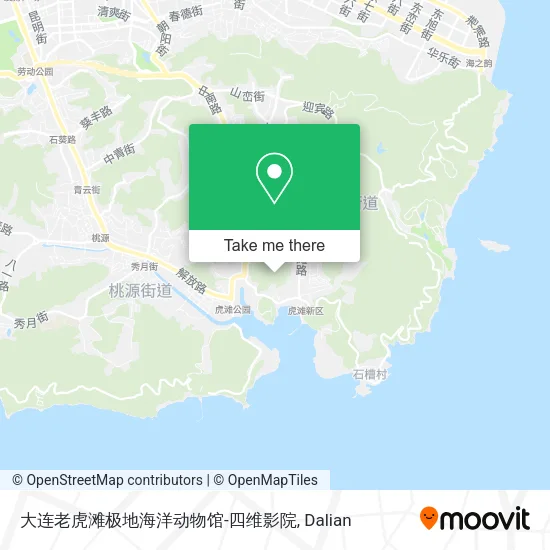 大连老虎滩极地海洋动物馆-四维影院 map