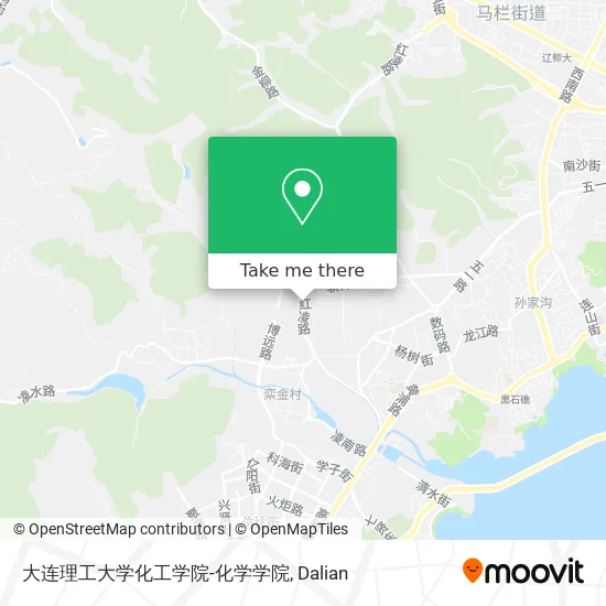 大连理工大学化工学院-化学学院 map