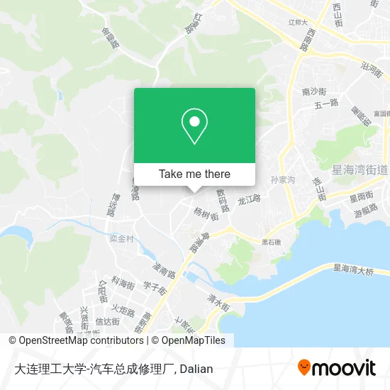 大连理工大学-汽车总成修理厂 map