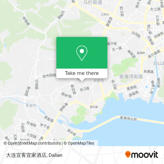 大连宜客宜家酒店 map