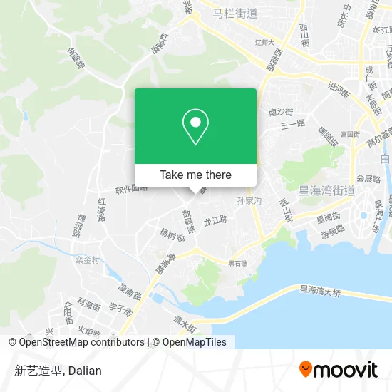 新艺造型 map