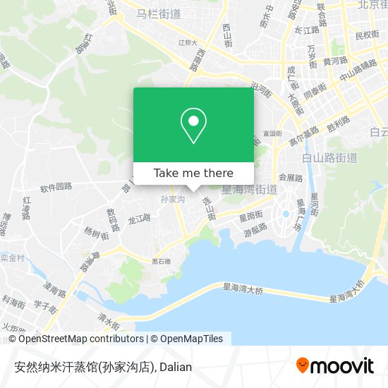 安然纳米汗蒸馆(孙家沟店) map