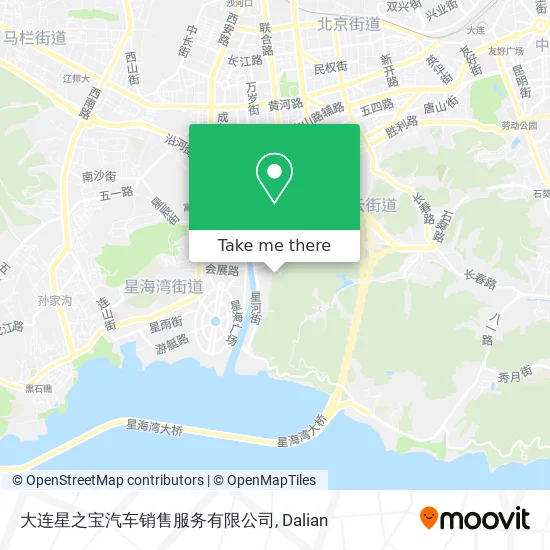 大连星之宝汽车销售服务有限公司 map