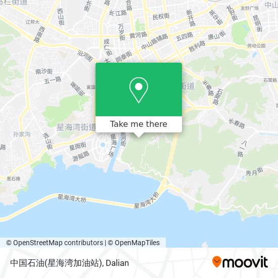 中国石油(星海湾加油站) map