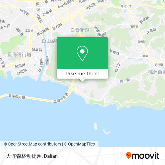 大连森林动物园 map