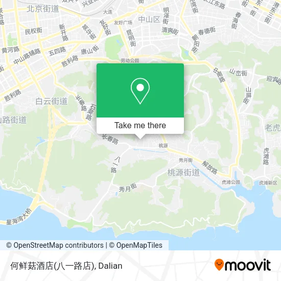 何鲜菇酒店(八一路店) map