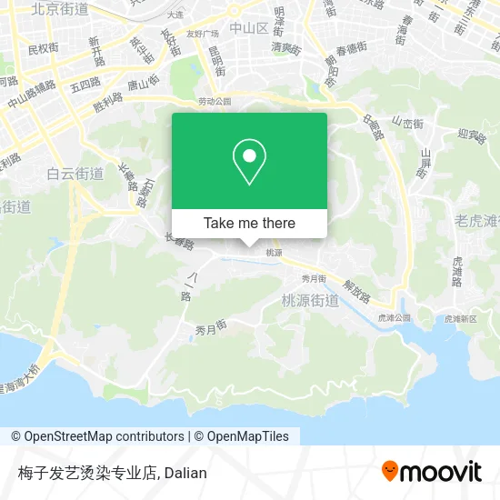 梅子发艺烫染专业店 map
