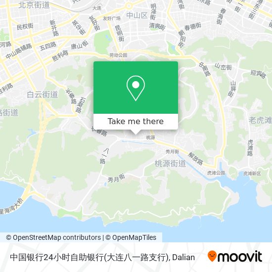 中国银行24小时自助银行(大连八一路支行) map