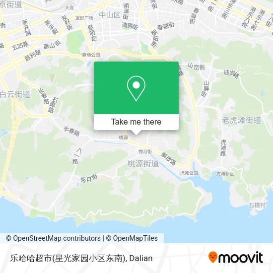 乐哈哈超市(星光家园小区东南) map