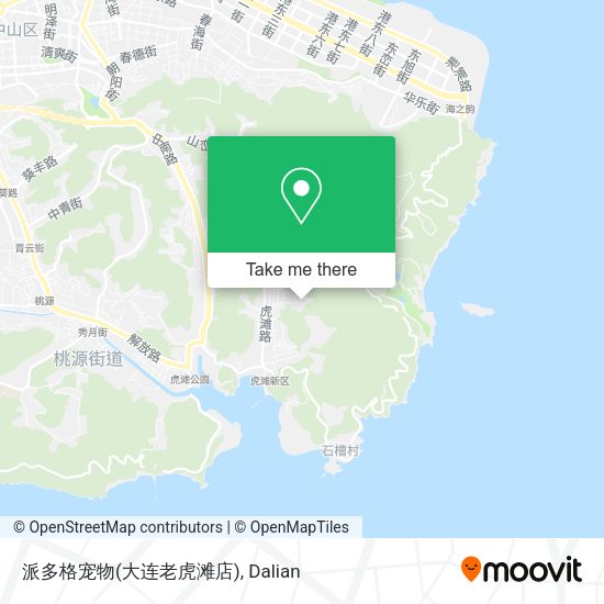 派多格宠物(大连老虎滩店) map