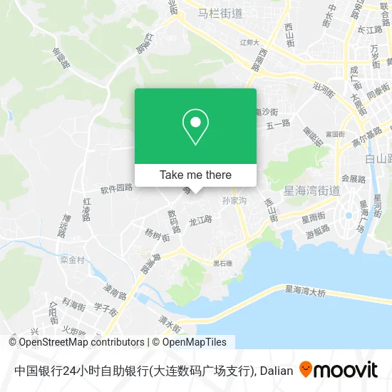 中国银行24小时自助银行(大连数码广场支行) map