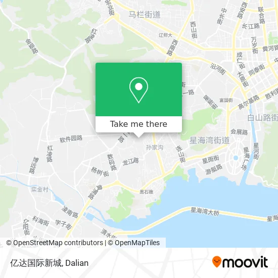 亿达国际新城 map