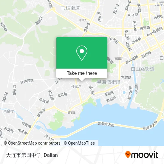 大连市第四中学 map