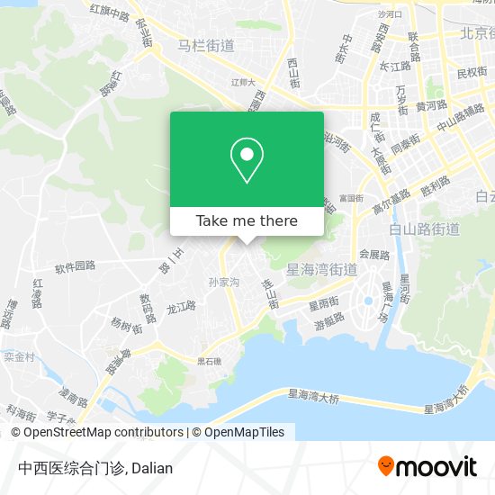 中西医综合门诊 map