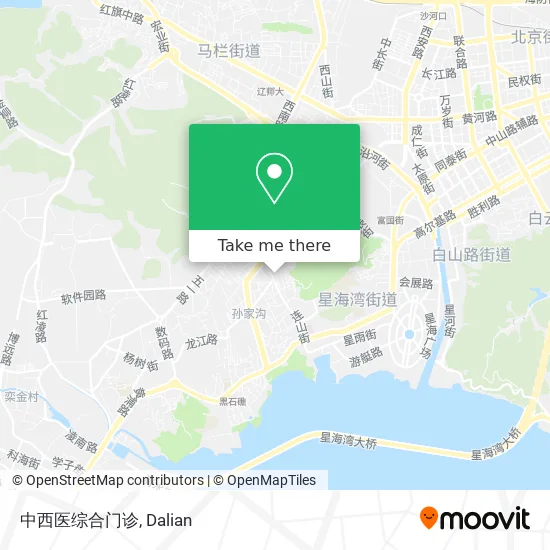 中西医综合门诊 map