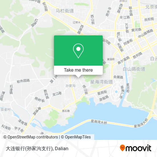 大连银行(孙家沟支行) map