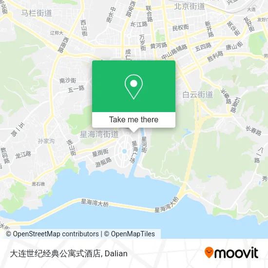 大连世纪经典公寓式酒店 map