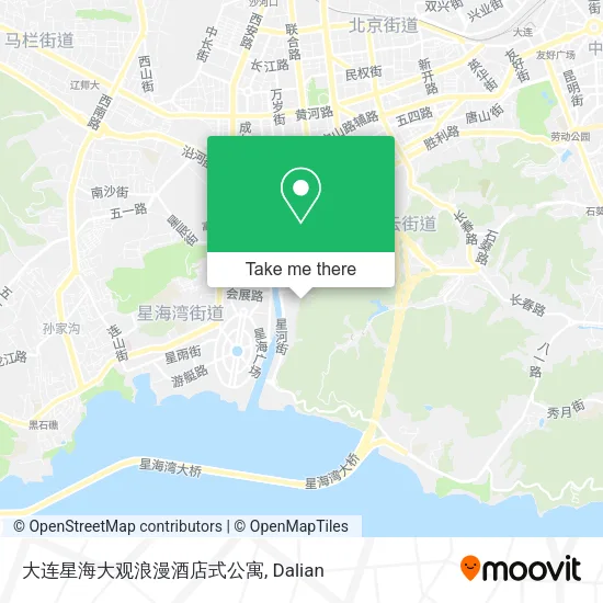 大连星海大观浪漫酒店式公寓 map