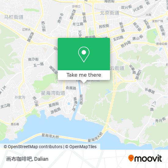 画布咖啡吧 map