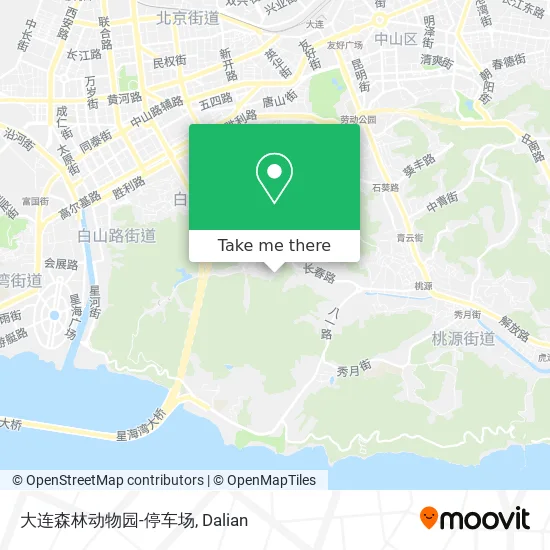 大连森林动物园-停车场 map