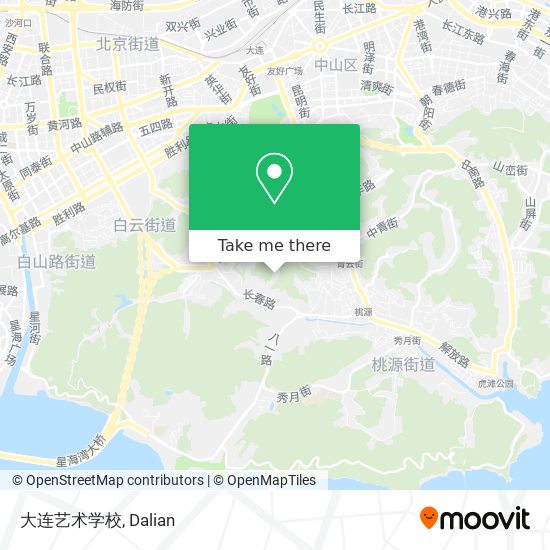 大连艺术学校 map